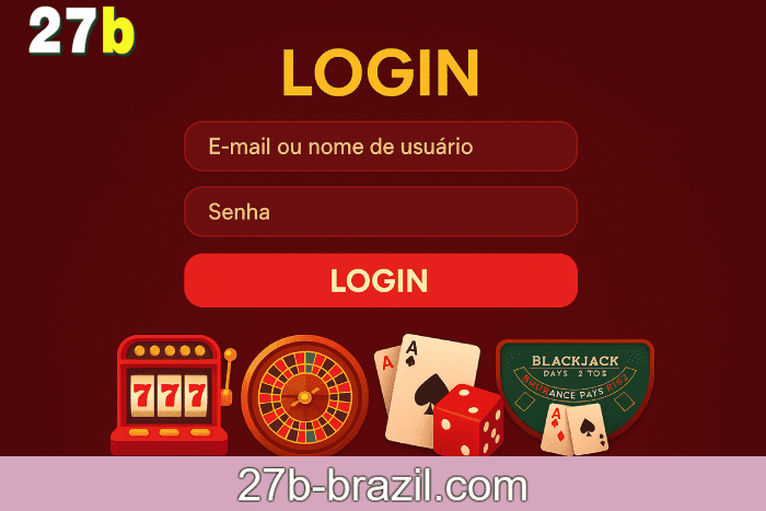 Login Cassino 27B apostas seguras online